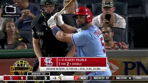 VIDEO Albert Pujols Consigue Su Jonrón 696 E Iguala Con A Rod En La