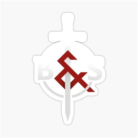 Blade And Sorcery Logo Sticker By Doubledonk Redbubble