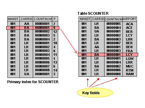 Indexes Sap Library Abap Dictionary