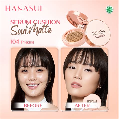 Jual HANASUI Serum Cushion Soulmatte Matte Finish Cushion BPOM Shopee