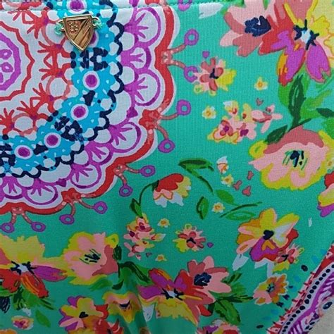 Daniel Cremieux Swim New Cremieux Pinwheel Floral Keyhole Bikini Nwt Poshmark