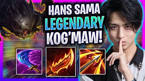 Hans Sama With His Legendary Kog Maw G Hans Sama Plays Kog Maw Adc