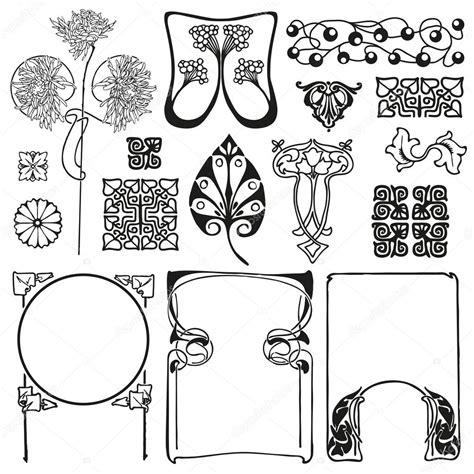 Art Nouveau Ornament Vector Pack Vector Art At Vecteezy Atelier