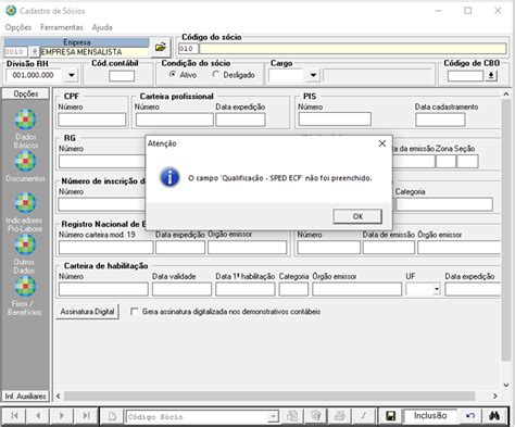 Fp Como Corrigir A Mensagem O Campo Qualifica O Sped Ecf N O