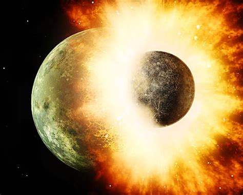 Frühes Sonnensystem Wie ist der Mond entstanden Spektrum der