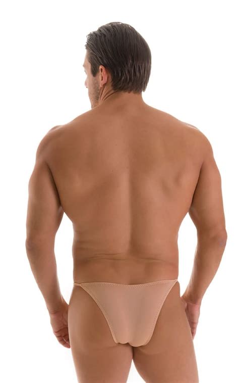 Micro Pouch Mens Bikini Swimsuit In Super ThinSKINZ Nude Skinzwear