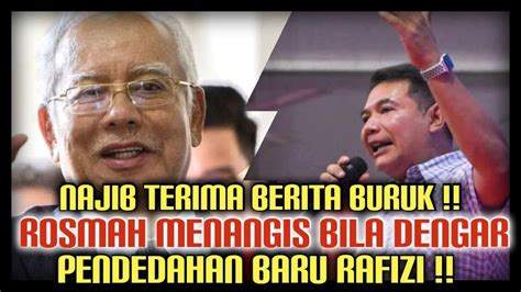 Najib Terima Berita Buruk Rosmah Menangis Bila Dengar Pendedahan