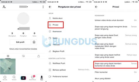 Cara Membatasi Komentar Di Tiktok Filter Komen Negatif