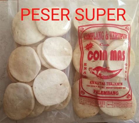 Jual Kerupuk Ikan Khas Palembang Varian Peser Super 250 Gr Di Seller