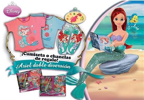 Muñeca Ariel Doble Diversión Tus Princesas Disney