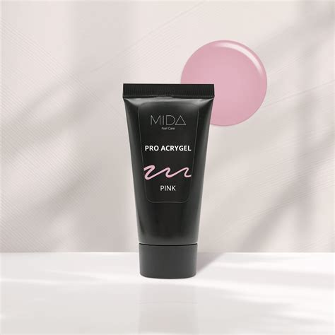 Acrygel for nail reconstruction - Pink - 30ml - MIDA Nail Care