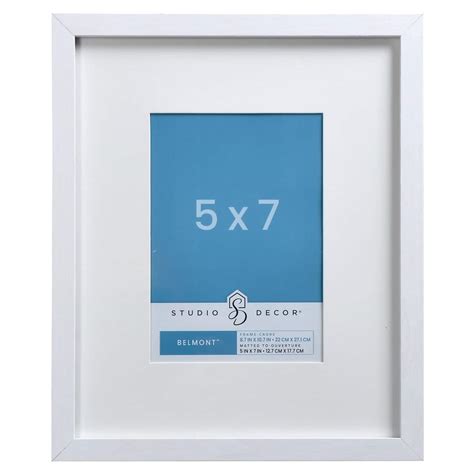 Narrow Belmont Frame With Mat By Studio Décor® Michaels