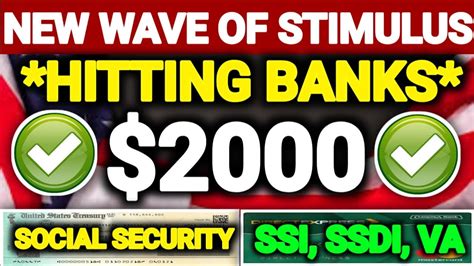 New Wave Of 2000 Stimulus Check Direct Deposit Will Be Hitting In Bank