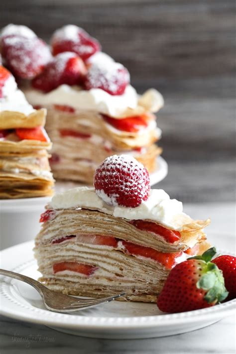 Strawberry Crepe Cake