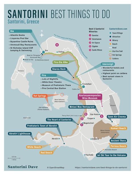 Santorini Maps Updated For 2020 Things To Do In Santorini