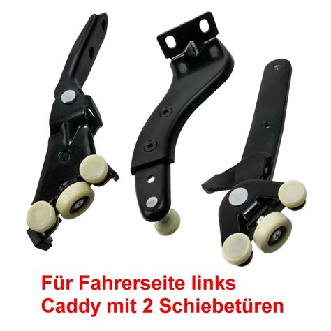 Rollenf Hrung Set F R Schiebet R Links Vw Caddy Iii K Fahrerseite