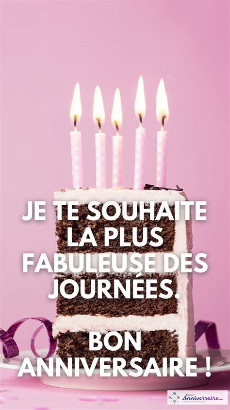 Mod Les Et Exemple De Messages Et Textes Pour Un Anniversaire