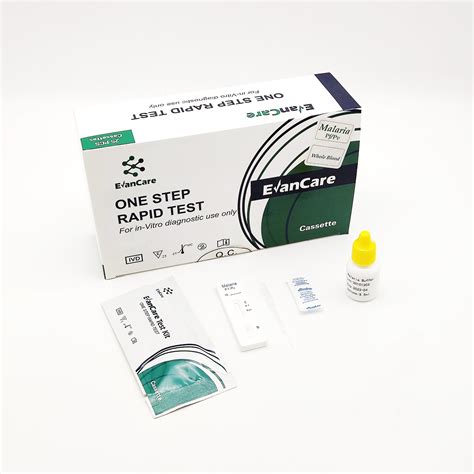 Medical Infectious Malaria Test Diagnostic Kit For Malaria PF PV Rapid