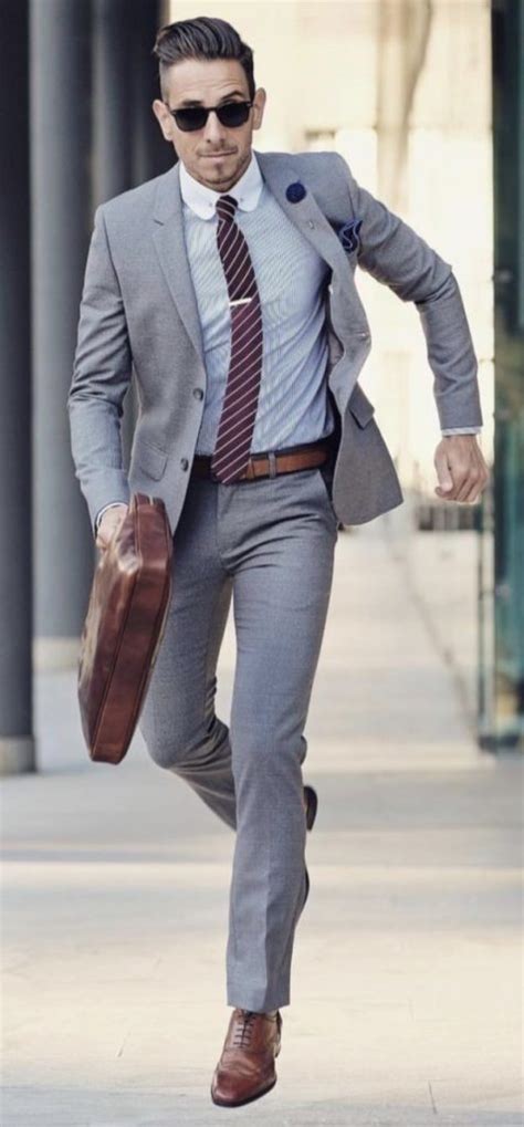 62 Best Grey Suit With Brown Shoes Outfit Ideas For Men