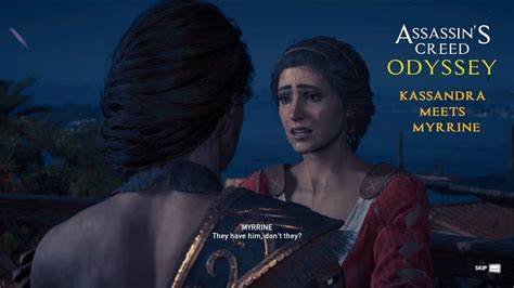 Assassin S Creed Odyssey Kassandra Meets Myrrine Pc Walkthrough Yogi Gaming Youtube