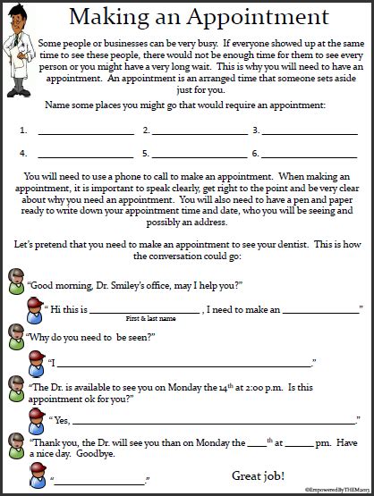 Free Printable Life Skills Worksheets Pdf