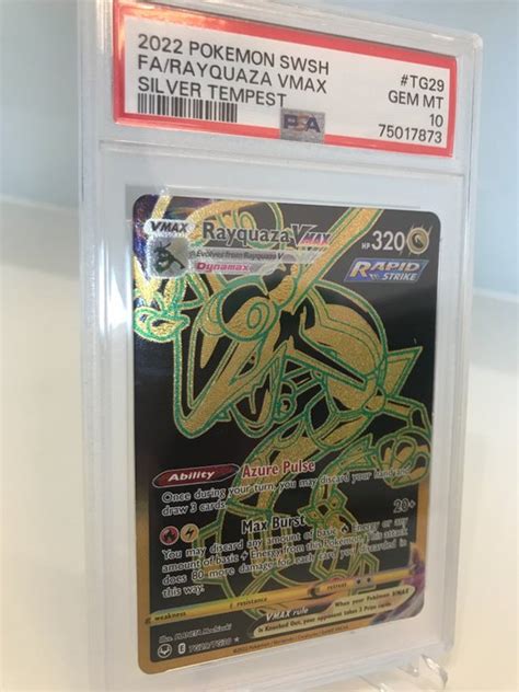 The Pok Mon Company Pok Mon Graded Card Rayquaza Vmax Catawiki