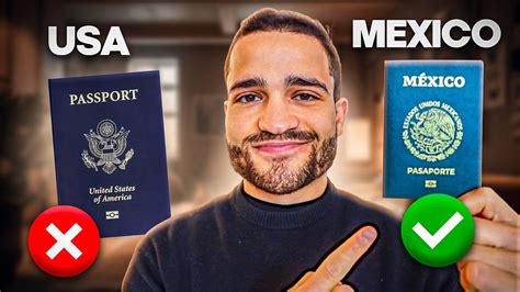 Why The Mexican Passport Is Better Than The Us Passport Youtube