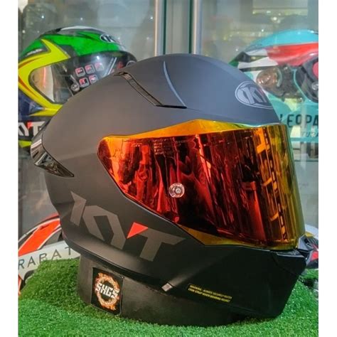 Jual Kyt R R Black Doff Paket Ganteng Visor Iridium Red Original Kyt