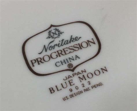 Noritake Progression China Blue Moon And More Sherwood Auctions