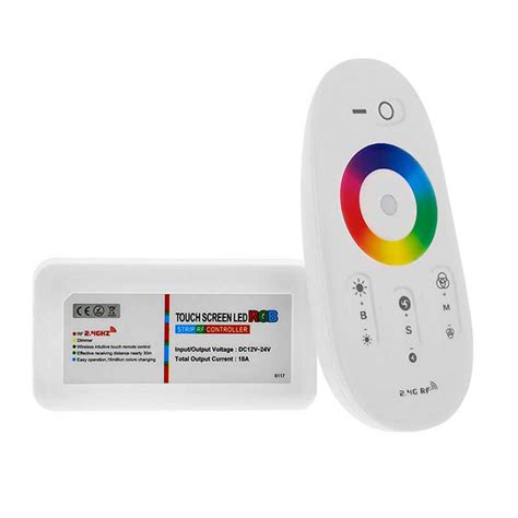 Controlador WiFi RGB RF mando táctil LEDBOX