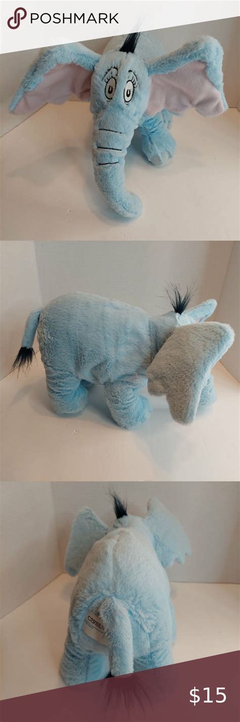 Kohls Cares Dr Seuss Horton Hears A Who Light Blue Elephant Plush