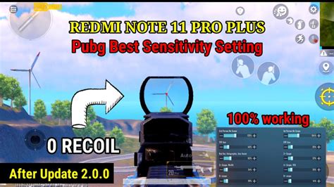 Redmi Note 11 Pro Plus Pubg Sensitivity Setting Redmi Note 11 Pro