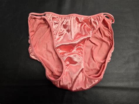NWOT Delicates Satin String Bikini Panties Size XL EBay