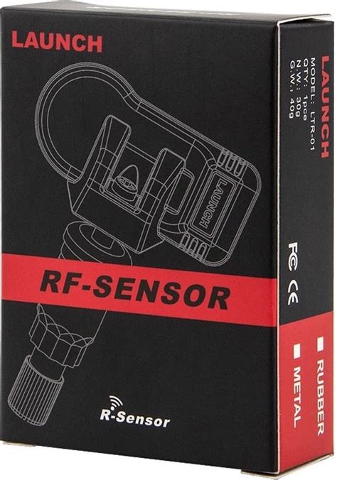 Launch X Ltr Rf Tpms Sensor Mhz Mhz Aluminium Screw In