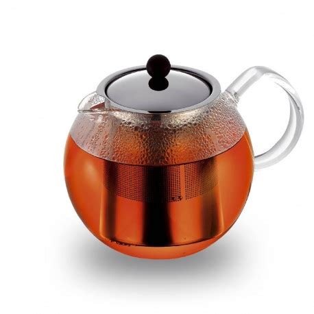 Théière à piston en verre Assam inox Bodum UniversDuCouteau fr