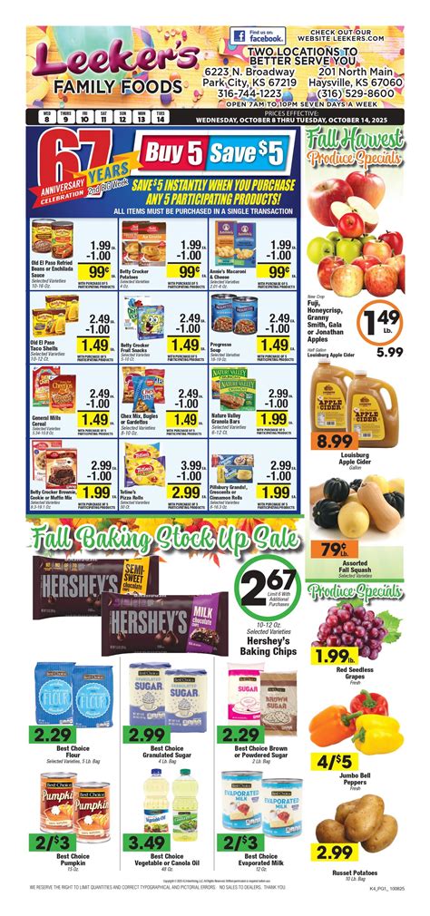 Leeker's - 🍂 Fall into savings! Our new weekly ad is here — packed with
