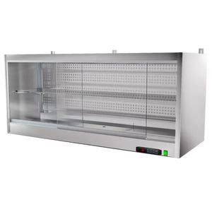 Counter Refrigerated Display Case Eros Moving Glass Metal Design