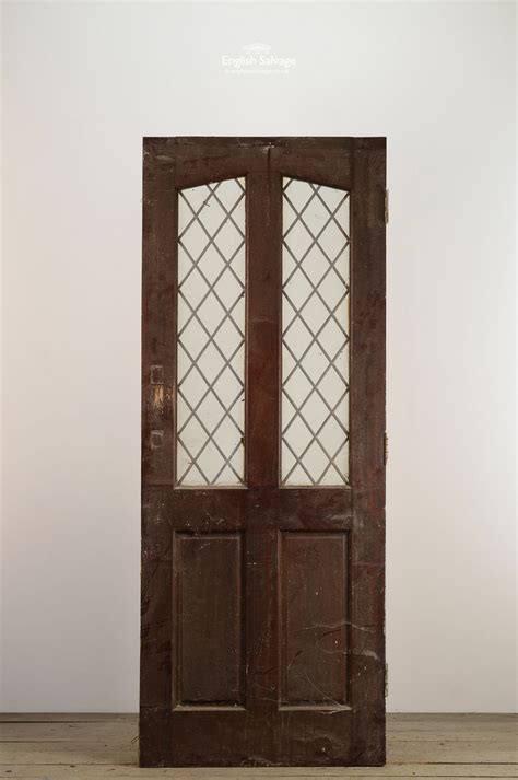 Reclaimed Glazed Hardwood Door
