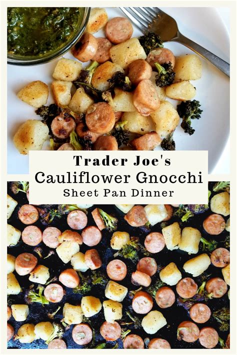 Trader Joe S Cauliflower Gnocchi Sheet Pan Dinner Thriving Gluten