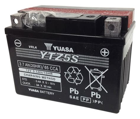 Yuasa YTZ5S BS High Performance AGM Battery 14 20 00 Off RevZilla