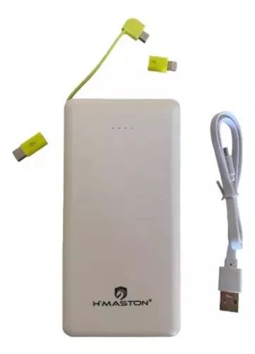 Carregador Port Til Power Bank Hmaston Pro Pn Mah