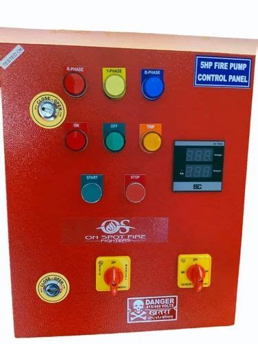 Mild Steel Fire Pump Control Panel At Fire Fighting Pump