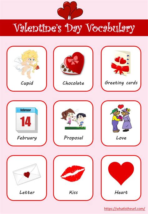 Valentines Day Vocabulary Vocabulary Ladies Kitty Party Games