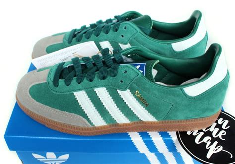 Adidas Samba Og Collegiate Green White Gum Suede 2023 Uk 3 4 5 6 7 10