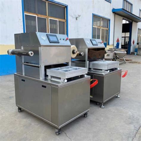 Vertical Map Modified Atmosphere Packaging Machine Tray Sealer Food