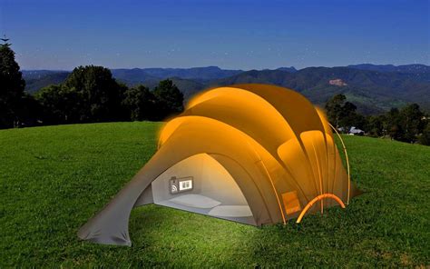 This Solar Tent Has Heated Floors, Wi-Fi, and It Illuminates at Night