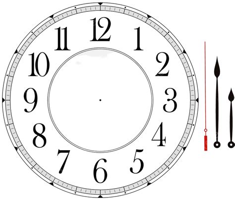 Clock Face Template Png