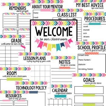 Student Teacher Binder EDITABLE By The Boring Teacher TpT