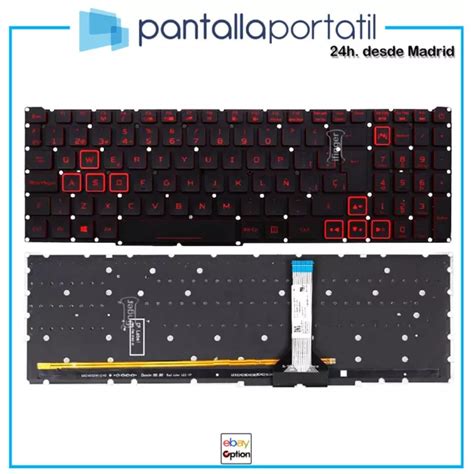 TECLADO ESPAÑOL DE portatil compatible para ACER NITRO 5 AN517 53