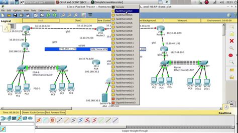 Ccna Lab Configuring Extended Access List Acl Hsrp And Aaa Youtube